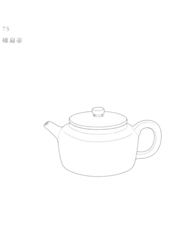 硬扁壶 Yixing teapot